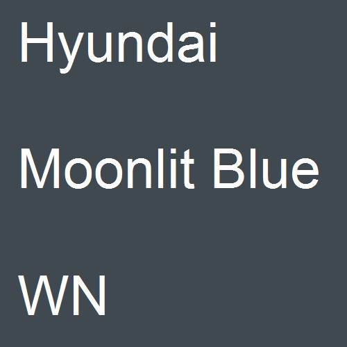 Hyundai, Moonlit Blue, WN.